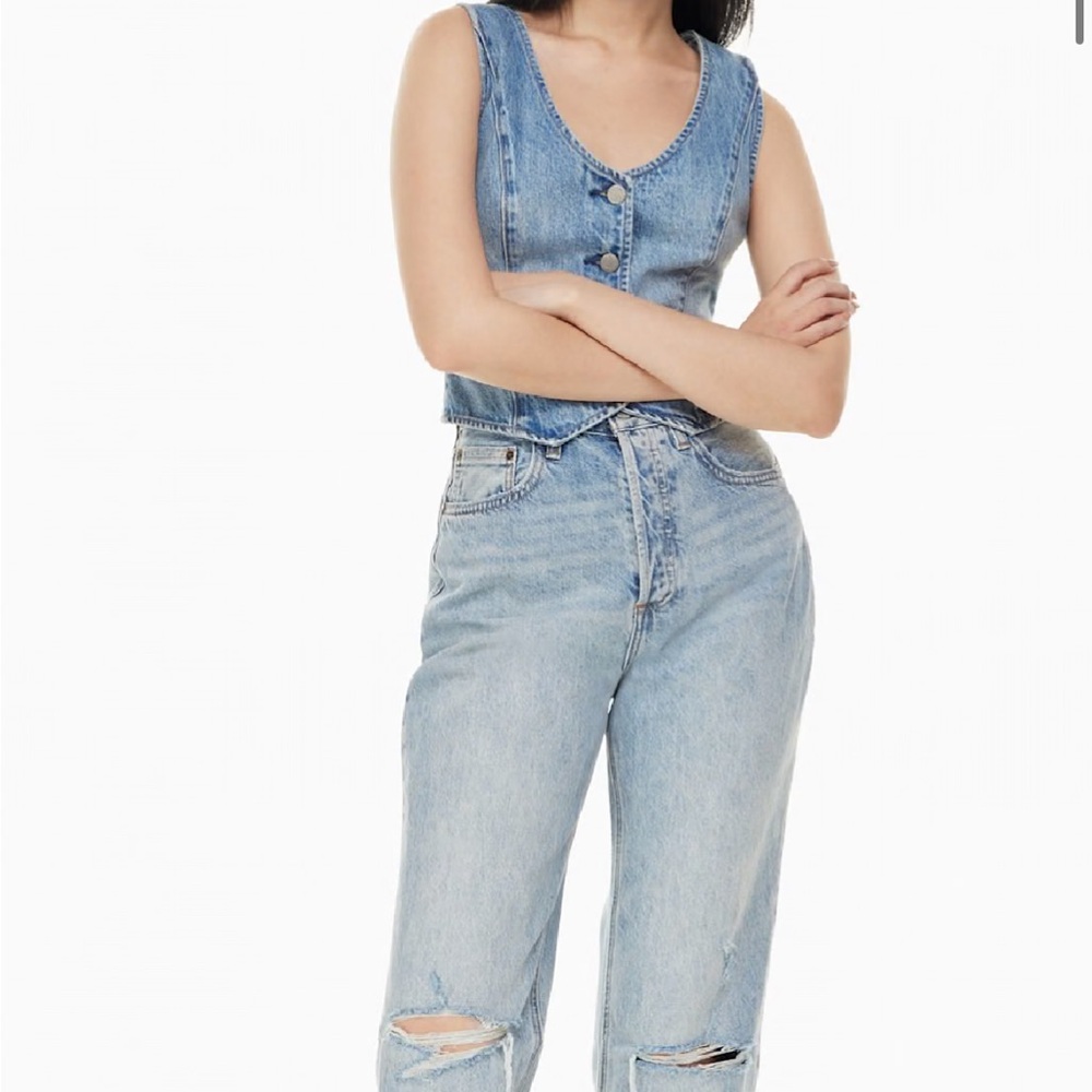 aritzia high rise loose jean